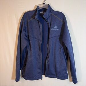 Bermuda Sands Fairway Village Men's Large Blue Full Zip Golf Performance Jacket